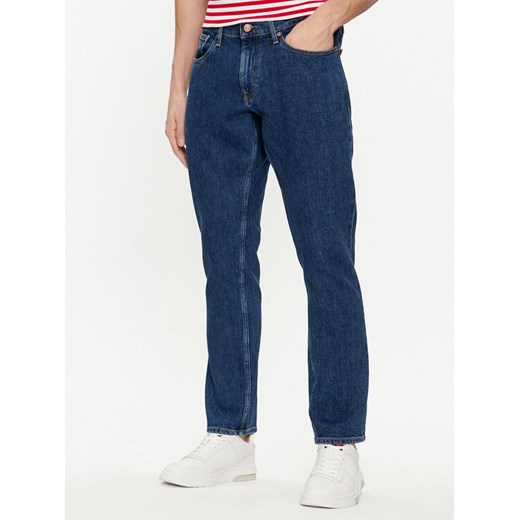 Tommy Jeans Jeansy Scanton DM0DM18943 Granatowy Slim Fit ze sklepu MODIVO w kategorii Jeansy męskie - zdjęcie 182612446