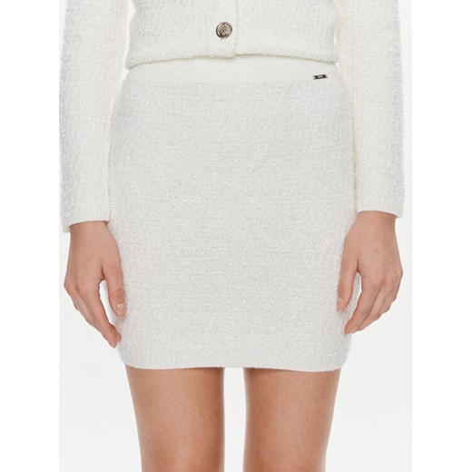 Liu Jo Spódnica ołówkowa MF3294 MA34O Écru Slim Fit ze sklepu MODIVO w kategorii Spódnice - zdjęcie 182612506