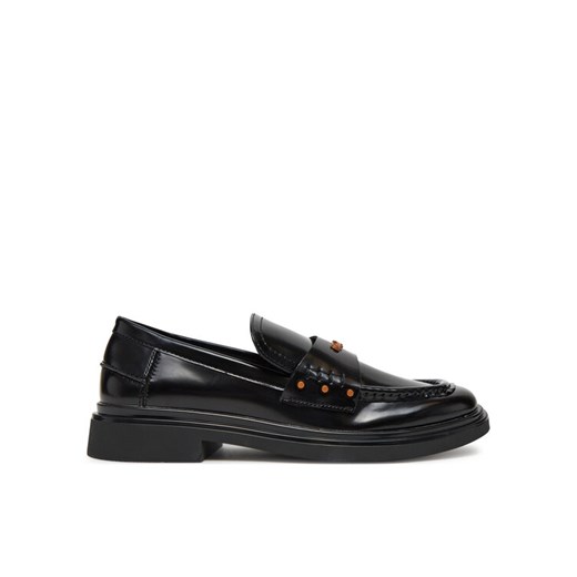 Pepe Jeans Loafersy Penny Studs PLS10427 Czarny ze sklepu MODIVO w kategorii Lordsy damskie - zdjęcie 182612567