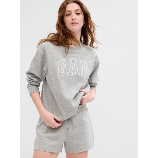 Gap Bluza 554936-02 Szary Regular Fit ze sklepu MODIVO w kategorii Bluzy damskie - zdjęcie 182612586