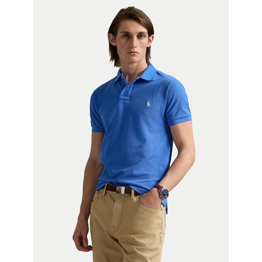Polo Ralph Lauren Polo 710536856442 Niebieski Slim Fit Polo Ralph Lauren M MODIVO