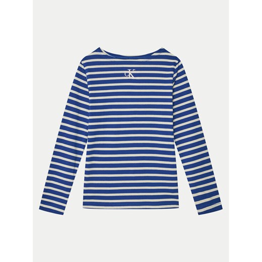 Calvin Klein Jeans Bluzka IG0IG02798 Niebieski Regular Fit ze sklepu MODIVO w kategorii Bluzki dziewczęce - zdjęcie 182612628