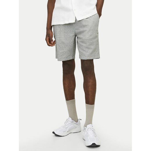 Jack&Jones Szorty materiałowe Jpstace 12252992 Zielony Tapered Fit ze sklepu MODIVO w kategorii Spodenki męskie - zdjęcie 182612685