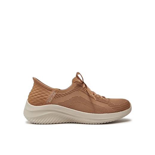Skechers Sneakersy Ultra Flex 3.0-Brilliant Path 149710/TAN Brązowy ze sklepu MODIVO w kategorii Buty sportowe damskie - zdjęcie 182612728