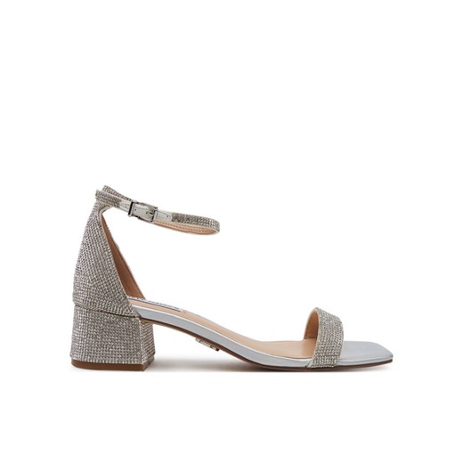 Steve Madden Sandały Gena-R SM11003580 Srebrny ze sklepu MODIVO w kategorii Sandały damskie - zdjęcie 182612778