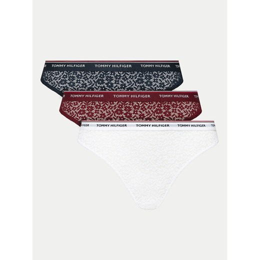 Tommy Hilfiger Komplet 3 par stringów UW0UW04896 Kolorowy ze sklepu MODIVO w kategorii Majtki damskie - zdjęcie 182612798