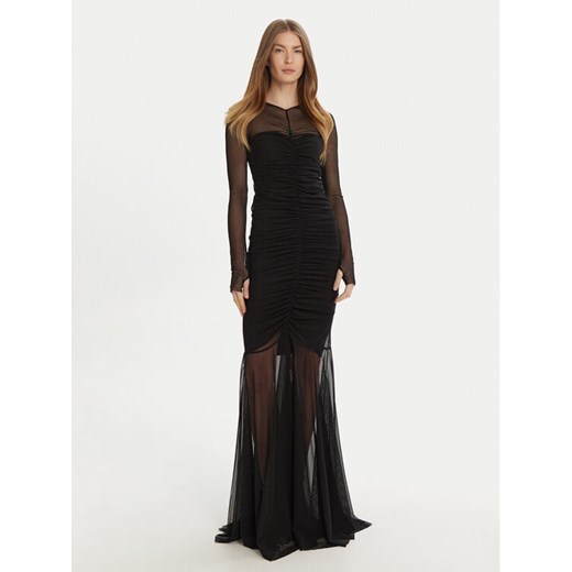NORMA KAMALI Sukienka wieczorowa ST324PPMG08001 Czarny Slim Fit ze sklepu MODIVO w kategorii Sukienki - zdjęcie 182612825