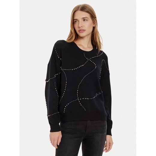 Liu Jo Sweter WF4174 MS49I Czarny Regular Fit ze sklepu MODIVO w kategorii Swetry damskie - zdjęcie 182612888