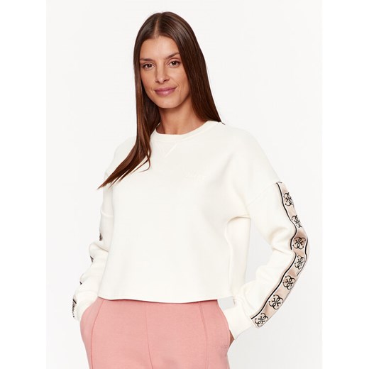 Guess Bluza V3BQ16 KB3P2 Écru Regular Fit ze sklepu MODIVO w kategorii Bluzy damskie - zdjęcie 182612889