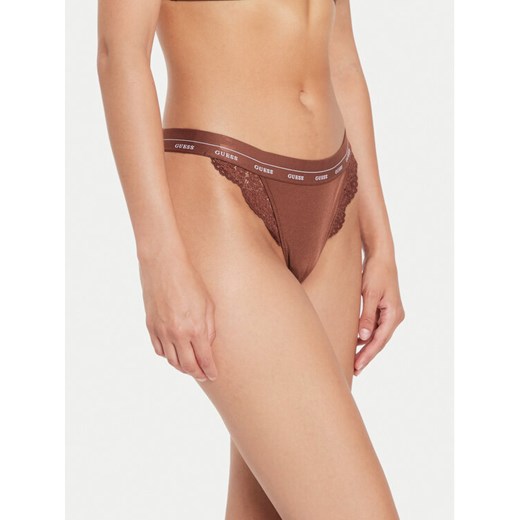 Guess Stringi Jane O4YE00 PZ01C Brązowy ze sklepu MODIVO w kategorii Majtki damskie - zdjęcie 182612938