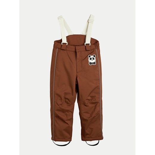 Mini Rodini Spodnie narciarskie Panda 2371014016 Brązowy Regular Fit ze sklepu MODIVO w kategorii Spodnie chłopięce - zdjęcie 182612945