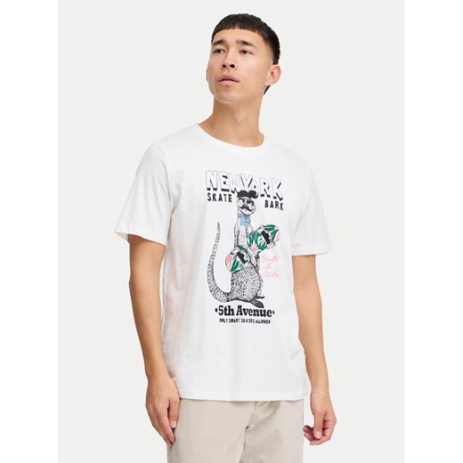 Blend T-Shirt 20717748 Biały Regular Fit ze sklepu MODIVO w kategorii T-shirty męskie - zdjęcie 182612949