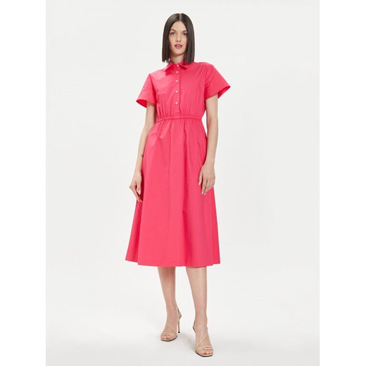 United Colors Of Benetton Sukienka codzienna 4NICDV08D Różowy Regular Fit ze sklepu MODIVO w kategorii Sukienki - zdjęcie 182612976