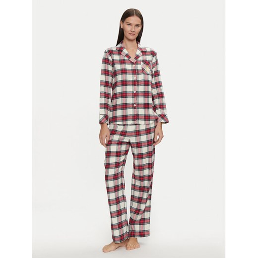 LAUREN RALPH LAUREN Piżama ILN92374F Beżowy Relaxed Fit L MODIVO