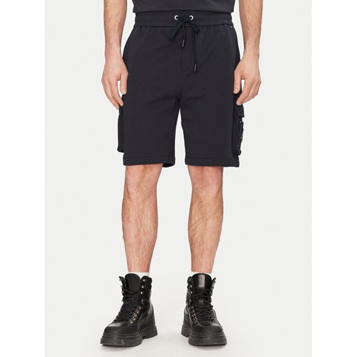Moose Knuckles Szorty sportowe Hartsfield M14MR794 Granatowy Regular Fit ze sklepu MODIVO w kategorii Spodenki męskie - zdjęcie 182613106