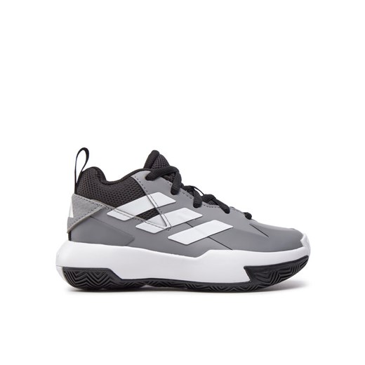 adidas Buty do koszykówki Cross Em Up Select Mid Trainers Kids IF0828 Szary ze sklepu MODIVO w kategorii Buty sportowe dziecięce - zdjęcie 182613138