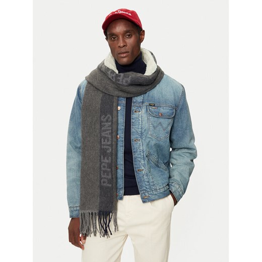 Pepe Jeans Szalik PM110461 Szary ze sklepu MODIVO w kategorii Szaliki męskie - zdjęcie 182613287