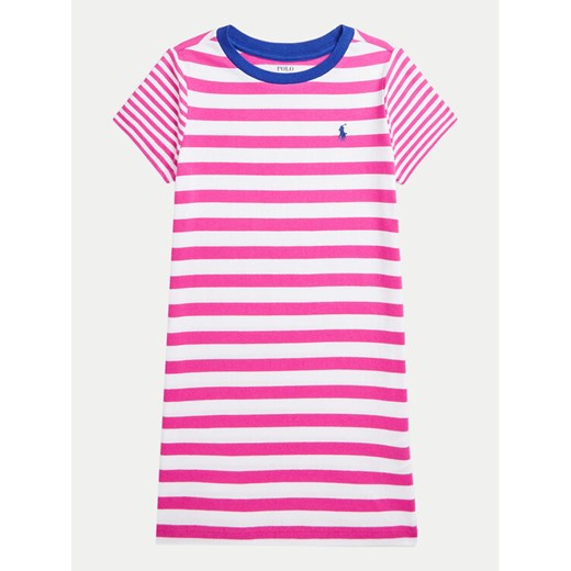 Polo Ralph Lauren Sukienka codzienna 312957122002 Różowy Regular Fit ze sklepu MODIVO w kategorii Sukienki dziewczęce - zdjęcie 182613405