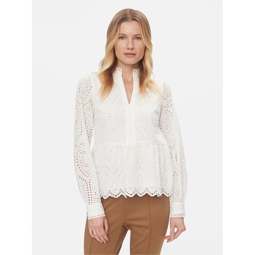 YAS Bluzka Holi 26026822 Biały Regular Fit ze sklepu MODIVO w kategorii Bluzki damskie - zdjęcie 182613447