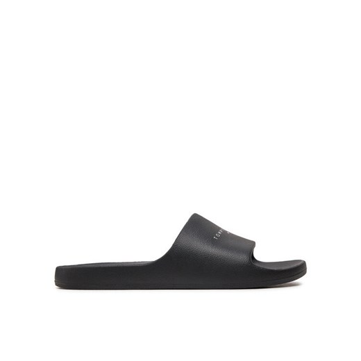 Tommy Jeans Klapki Tjw Printed Pu Pool Slide EN0EN02693 Czarny ze sklepu MODIVO w kategorii Klapki damskie - zdjęcie 182613566