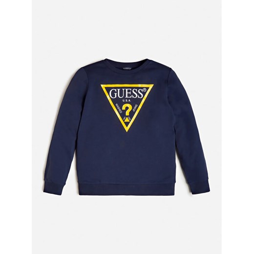 Guess Bluza L73Q09 KAUG0 Granatowy Regular Fit ze sklepu MODIVO w kategorii Bluzy chłopięce - zdjęcie 182613609