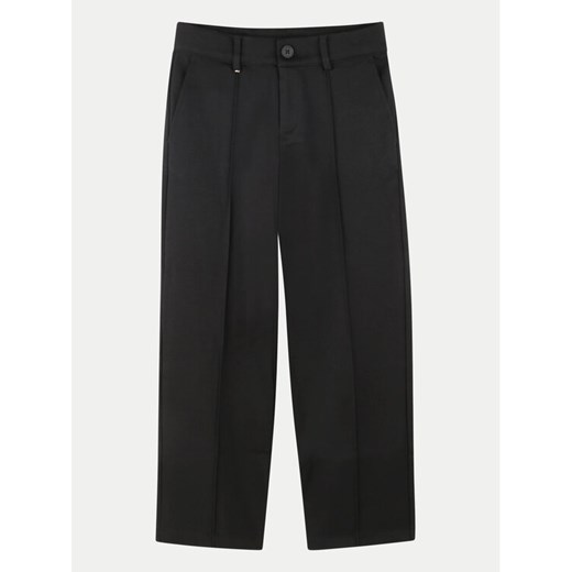 Boss Spodnie materiałowe J51157 S Czarny Straight Fit ze sklepu MODIVO w kategorii Spodnie dziewczęce - zdjęcie 182613639