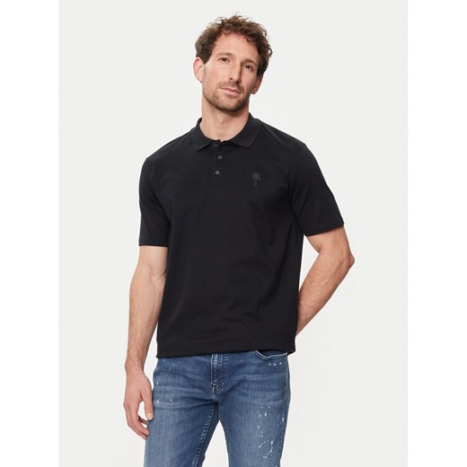 KARL LAGERFELD Polo 745028 542232 Granatowy Regular Fit ze sklepu MODIVO w kategorii T-shirty męskie - zdjęcie 182613667