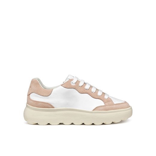 Geox Sneakersy D Spherica Ec4.1 D55TCA 08522 C1Z8Z Biały ze sklepu MODIVO w kategorii Buty sportowe damskie - zdjęcie 182613698