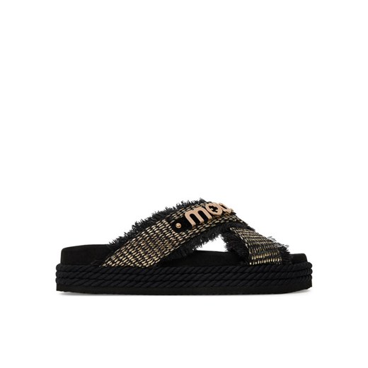 Mou Klapki Criss-cross MU.SW451009K Czarny Mou 39 MODIVO