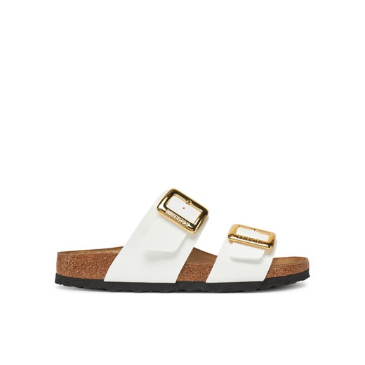 Birkenstock Klapki Sydney Cushion Buckle 1029438 Biały ze sklepu MODIVO w kategorii Klapki damskie - zdjęcie 182613755
