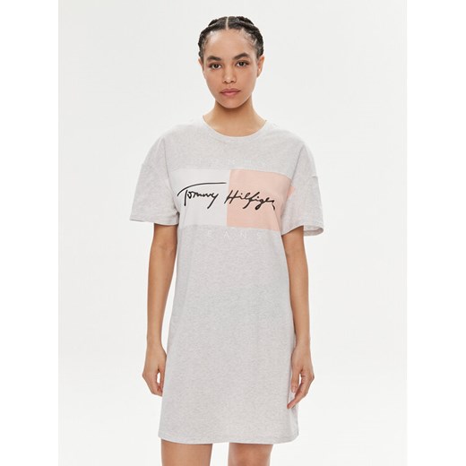 Tommy Hilfiger Sukienka codzienna UW0UW04969 Szary Relaxed Fit ze sklepu MODIVO w kategorii Sukienki - zdjęcie 182613777