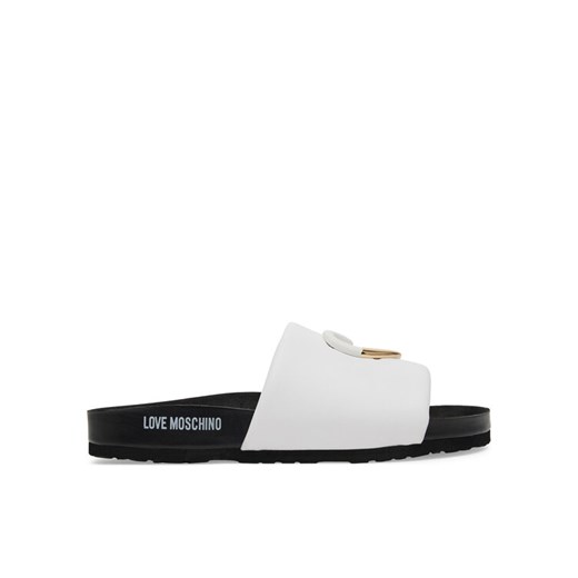 LOVE MOSCHINO Klapki JA28283G1MIE0100 Biały ze sklepu MODIVO w kategorii Klapki damskie - zdjęcie 182613835