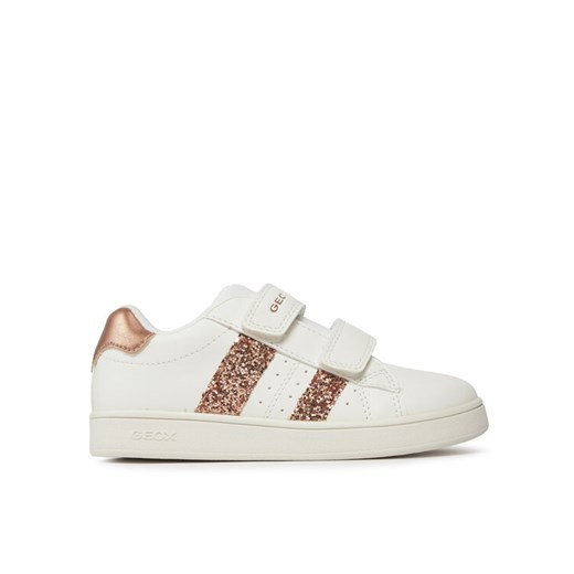 Geox Sneakersy J Eclyper Girl J45LRA 000BC C1ZH8 S Biały ze sklepu MODIVO w kategorii Trampki dziecięce - zdjęcie 182613859