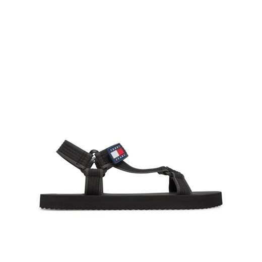 Tommy Jeans Sandały Tjm Casual Sandal EM0EM01563 Czarny ze sklepu MODIVO w kategorii Sandały męskie - zdjęcie 182613886