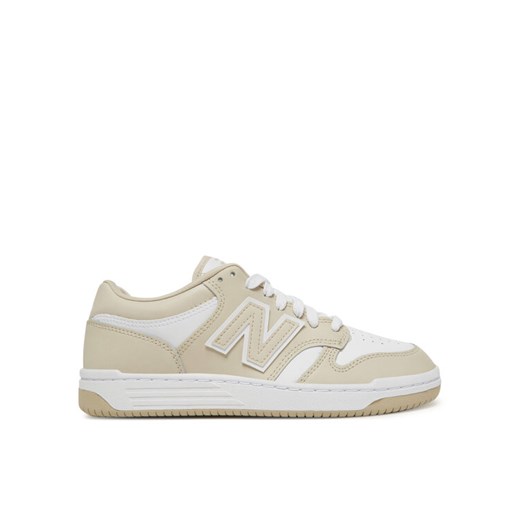 New Balance Sneakersy BB480LBB Beżowy ze sklepu MODIVO w kategorii Buty sportowe damskie - zdjęcie 182613896