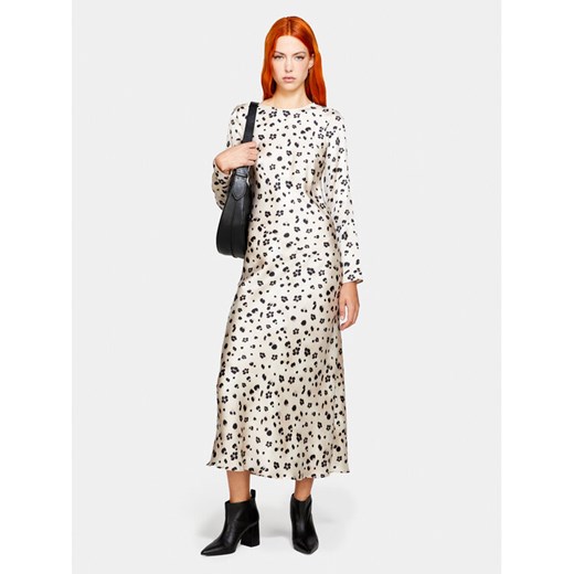 Sisley Sukienka codzienna 4V2XLV04R Beżowy Regular Fit ze sklepu MODIVO w kategorii Sukienki - zdjęcie 182613925