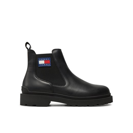 Tommy Jeans Sztyblety EM0EM01448 Czarny ze sklepu MODIVO w kategorii Buty zimowe męskie - zdjęcie 182613928