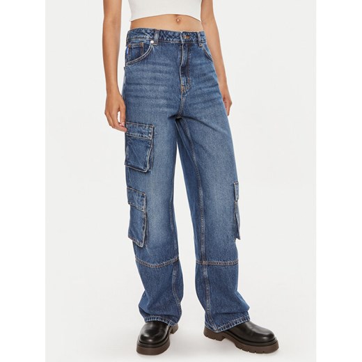 Hugo Jeansy Leni 50513698 Niebieski Loose Fit ze sklepu MODIVO w kategorii Jeansy damskie - zdjęcie 182613999