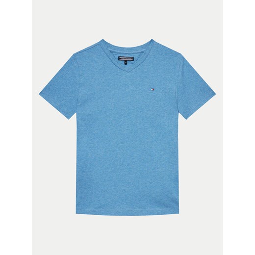Tommy Hilfiger T-Shirt KB0KB04142 D Błękitny Regular Fit ze sklepu MODIVO w kategorii T-shirty chłopięce - zdjęcie 182614018