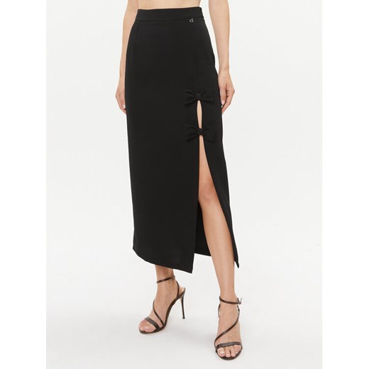 Dixie Spódnica midi G319Z041 Czarny Regular Fit ze sklepu MODIVO w kategorii Spódnice - zdjęcie 182614037