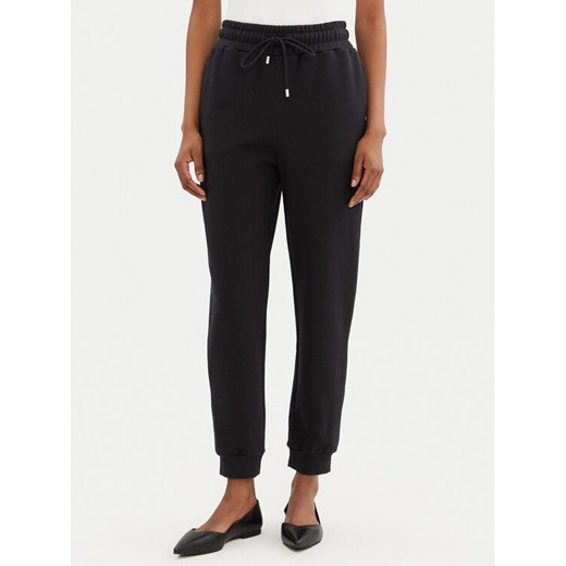 PINKO Spodnie dresowe 100371 A2BZ Czarny Regular Fit ze sklepu MODIVO w kategorii Spodnie damskie - zdjęcie 182614039