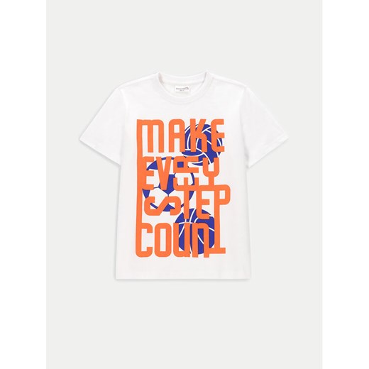 Coccodrillo T-Shirt WC4143209VBC Biały Regular Fit ze sklepu MODIVO w kategorii T-shirty chłopięce - zdjęcie 182614135