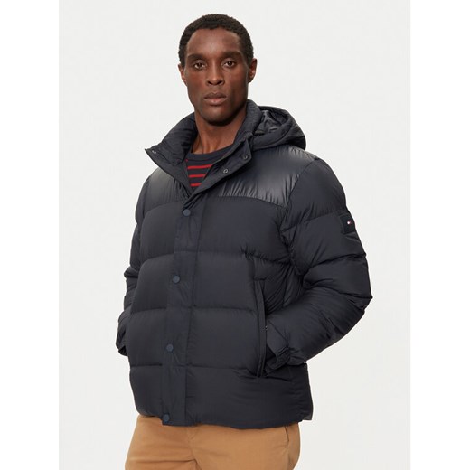 Tommy Hilfiger Kurtka puchowa MW0MW36569 Granatowy Regular Fit ze sklepu MODIVO w kategorii Kurtki męskie - zdjęcie 182614276