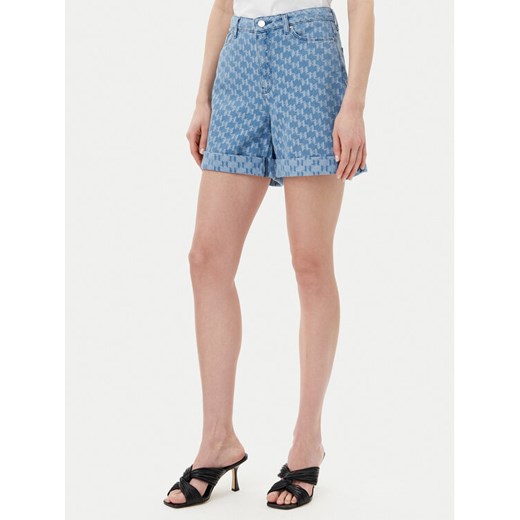 KARL LAGERFELD Szorty jeansowe A2W10111 Niebieski Regular Fit ze sklepu MODIVO w kategorii Szorty - zdjęcie 182614279