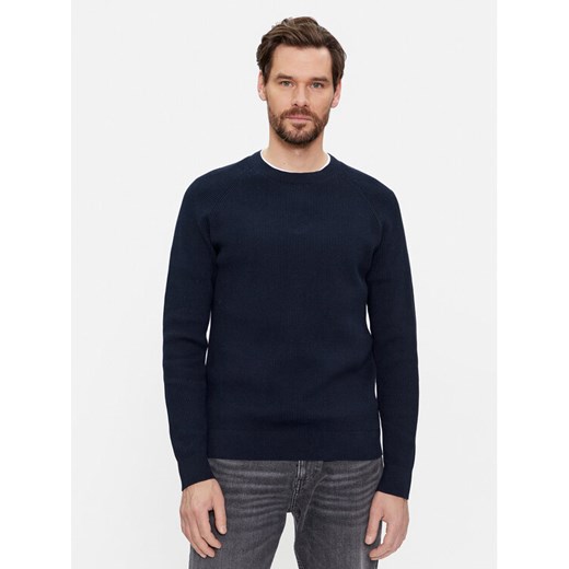 s.Oliver Sweter 2134065 Granatowy Regular Fit ze sklepu MODIVO w kategorii Swetry męskie - zdjęcie 182614315