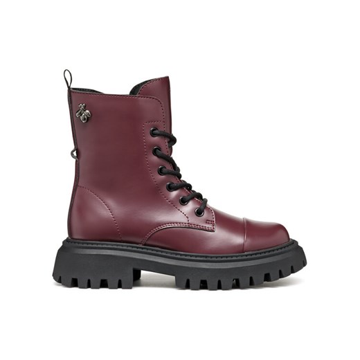 Geox Kozaki J Maquinnens Girl J46M6B 000CN C7357 S Bordowy ze sklepu MODIVO w kategorii Buty zimowe dziecięce - zdjęcie 182614345