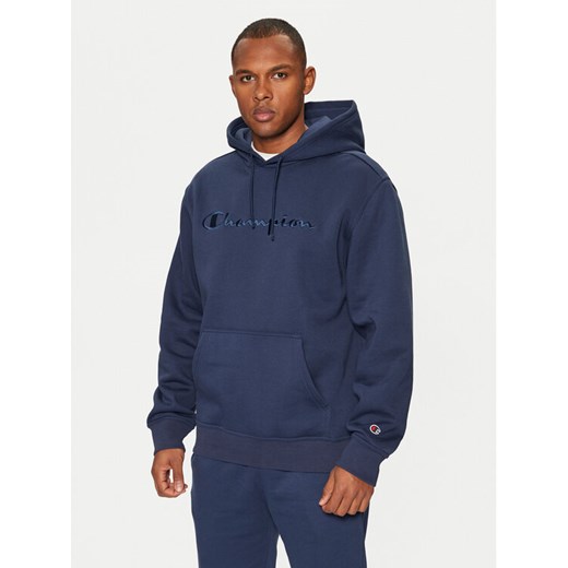 Champion Bluza 220271 Granatowy Relaxed Fit ze sklepu MODIVO w kategorii Bluzy męskie - zdjęcie 182614365