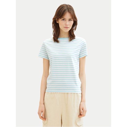 Tom Tailor Denim T-Shirt 1035867 Zielony Boxy Fit ze sklepu MODIVO w kategorii Bluzki damskie - zdjęcie 182614405