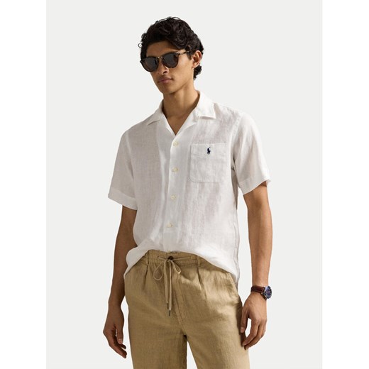 Polo Ralph Lauren Koszula 710966421007 Biały Classic Fit ze sklepu MODIVO w kategorii Koszule męskie - zdjęcie 182614476
