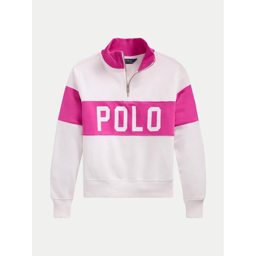 Polo Ralph Lauren Bluza 313957302001 Różowy Regular Fit ze sklepu MODIVO w kategorii Bluzy dziewczęce - zdjęcie 182614485